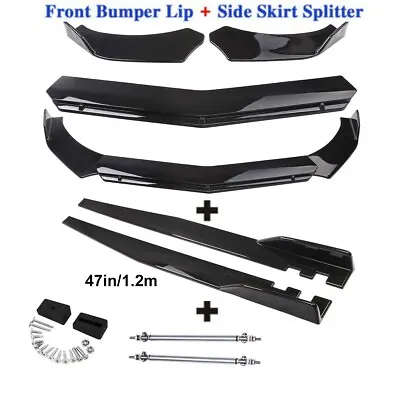 $63 • Buy For Dodge Charger SXT SRT RT Front Bumper Lip Spoiler Splitter Body Kit