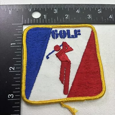 Vintage C 1970s Or 80s GOLF GOLFING GOLFER Patch 00SK • $6.95