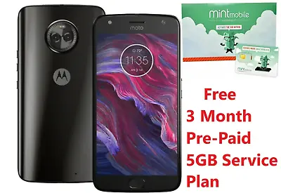 Motorola Moto X4 XT1900-1 32GB GSM Unlocked + 3-Months Of Mint Service Open Box • $69.99