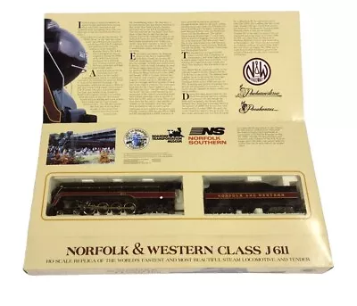 Bachmann HO Scale Norfolk & Western  J 611 Steam Locomotive & Tender Set • $167.95