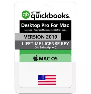 QUICKBOOKS PRO 2019 For Mac OS • £59