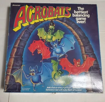 Vintage Acrobats Battiest Balancing Game Ever Family 1986 Pressman Please Read • $25