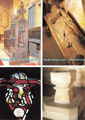 D153408 Medieval Furniture In The Hillside Parish Churches. Pew End. Larkfield P • $12.78