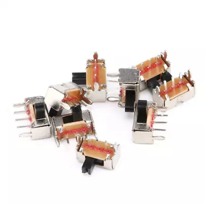 Mini Slide Switch On-OFF 2 Position 3 Pin Micro Toggle PCB 3mm Handle SK12D07VG3 • $1.99