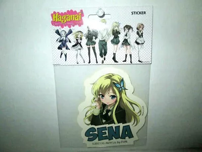 Haganai I Don't Have Many Friends Sena Sticker GE Animation • $8.90