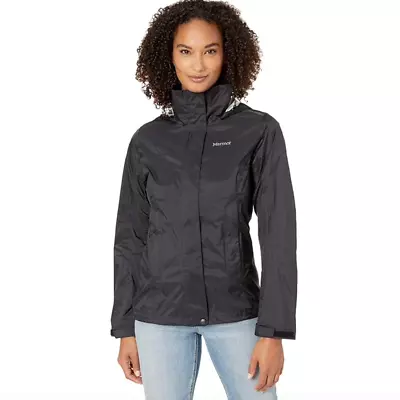 Marmot Precip Rain Jacket Black Women’s Size Medium • £34.20