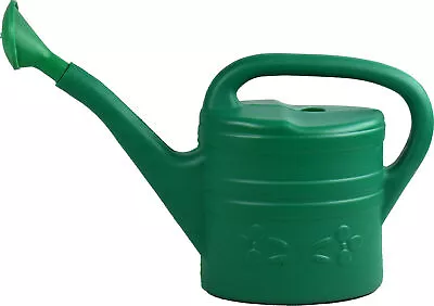 Watering Can With Rose Holder Plastic Garden Plants Indoor Outdoor 9L Litre • £11.99