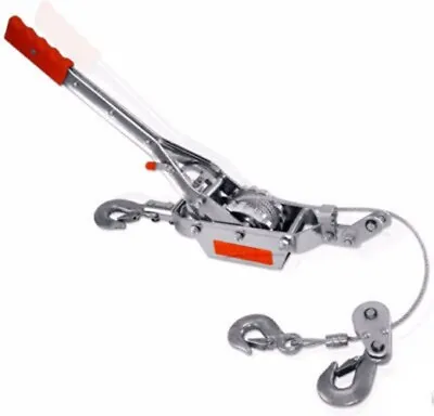 4 Ton 3 Hook Comealong Winch Hoist Hand Power Puller Cable Come Along Tool Pull • $91.99