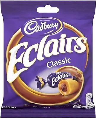 Cadburys Chocolate Eclair Bag 12 X 130g Delicious Tasty And Twisty Treat Gift • £18.79