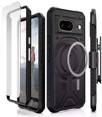 CaseBorne Magnetic Case For Google [Pixel 8] With Lens Protection & Holster • $34.98