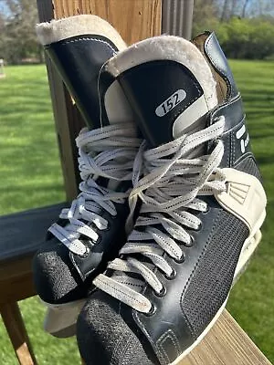 CCM Super Tacks Size 9 Used Men's Ice Hockey Skates Made In Canada 🇨🇦 • $19.99