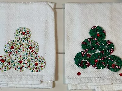 Handmade Vintage Christmas Hand Towels • $12.45