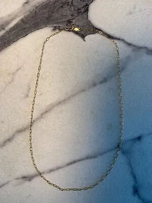 Vintage 14K Solid Yellow Gold Chain Beautiful Delicate Chain • $79