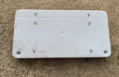 96-99 Mercedes W210 E300 E320 E420 Front Bumper License Plate Bracket White OEM • $63.65