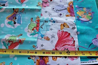 Tinkerbell And Princess Fabric Cotton Your Choice • $3.50