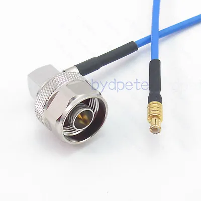 N Male To MCX Male Plug RG405 Semi Rigid Flexible Low Loss Coaxial Cable RF Lot • $5.60