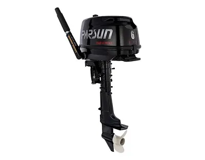 Parsun Outboard Motor 6 HP Carb 4 Stroke With Tiller & Tank Complete 20  Long • $1450