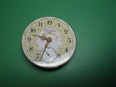 American Waltham Watch Co. Mod. 1883 Pocketwatch Movement + Dial + Hands. • £215.85