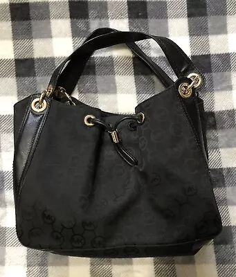 Beautiful Michael Kors Ludlow Large Jacquard Signature Bag Great Condition • $34.95