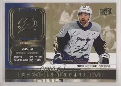 2023-24 Upper Deck Series 1 Rookie Retrospective Gold Nick Perbix #RR-15 • $0.99