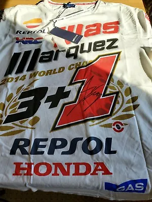 Marc Marquez Signed 3+1 Motogp World Championship Shirt • $750