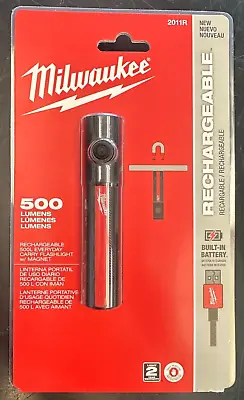 Milwaukee 2011R High Definition Rechargeable Flashlight W/Magnet & Pocket Clip • $35.95