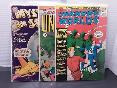 Horror  Sci Fi Comics Unknown Worlds  Mystery In Space Silver Age • $15