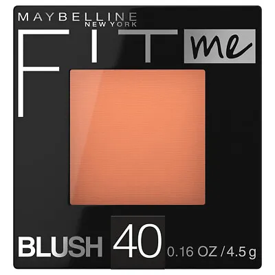 Maybelline Fit Me Blush. Natural Look. Smooth Texture. Peach [40]. 0.16 Oz • $8.49