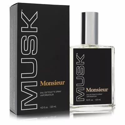 Monsieur Musk Cologne By Dan For Men Perfume Eau De Toilette Spraya 4 Oz EDT • $28.95