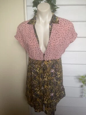 $14.99 • Buy Urban Outfitters Floral Blouse 8-10