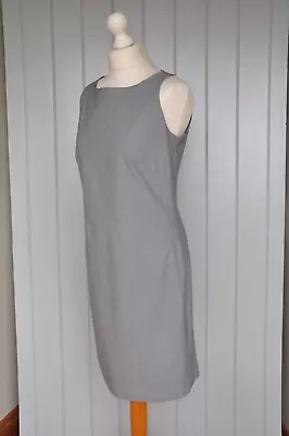Marks & Spencer Grey Sleeveless Classic Dress- 10/12 • £7.99