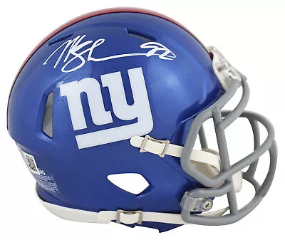 Giants Michael Strahan Authentic Signed Speed Mini Helmet BAS Witnessed • $149.99