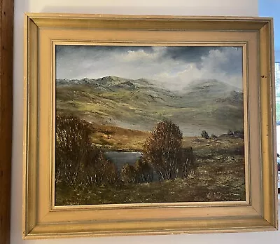 A Stunning Oil Painting ? N. Wales ( Snowdonia)  By Gwyneth Tomos. Antique Style • £163