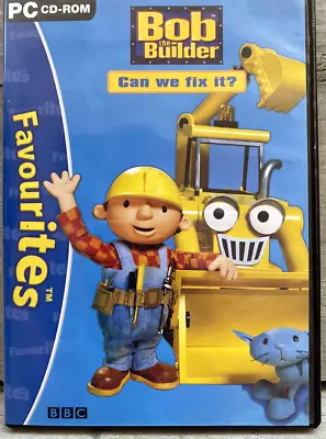 BBC Cbeebies Bob The Builder Builds Can We Fix It? PC CD-Rom 2001 Hit Ent Kids • £7.99