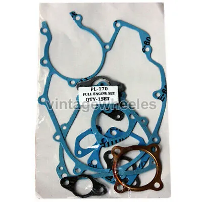 Fits For Vespa Pl 170 Complete Engine Full Gasket Set. Brand New • $15.93