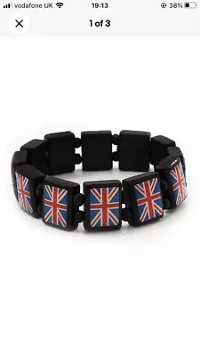 5 X Union Jack Bracelets • £5