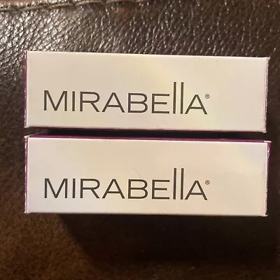 (2) Pack!!! New In Box! Mirabella Heat Rich High-pigment Lipstick Lip Colour • $49.99