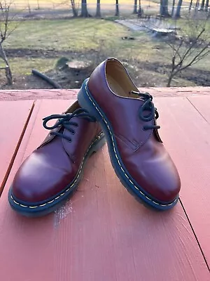 Dr Martens Oxford Shoes Cherry Red (MEN 7) • $40