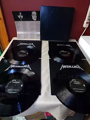 Metallica  Metallica  2008 REISSUE - REMASTERED 180g 4xLP Box Set 45rpm - N/M • $149.99