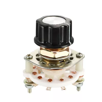 1P7T 1 Pole 7 Position Selectable 1Deck Band Selector Rotary Switch With Knob • $15.17