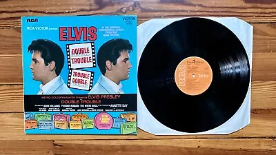 Elvis Presley: Double Trouble LP Vinyl French Pressing RCA Victor Stereo NM/VG+ • $30