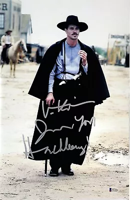 $711.11 • Buy VAL KILMER Signed TOMBSTONE Doc Holliday  I'm Your Huckleberry  11x17 Photo BAS