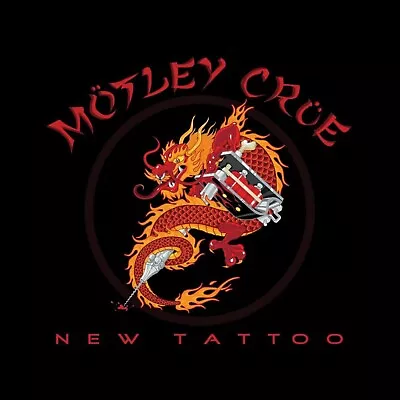 MOTLEY CRUE New Tattoo BANNER HUGE 4X4 Ft Fabric Poster Tapestry Flag Album Art • $29.95