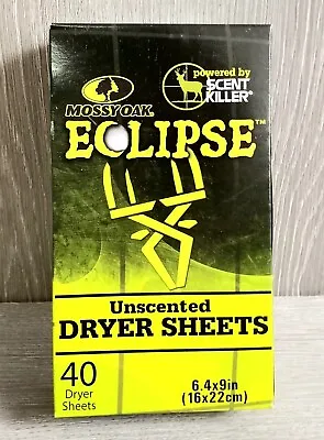 Mossy Oak Eclipse Dyrer Sheets Hunting Scent Eliminator Deer Scent Killer • $8.99