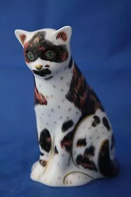 £87.50 • Buy Royal Crown Derby Tortoiseshell Mother Cat Paperweight - Original Box