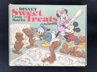 **Vintage** Disney Character Sweet Treats Candy Mold Kit 1 By Sun Hill 1982 EC • $24.50