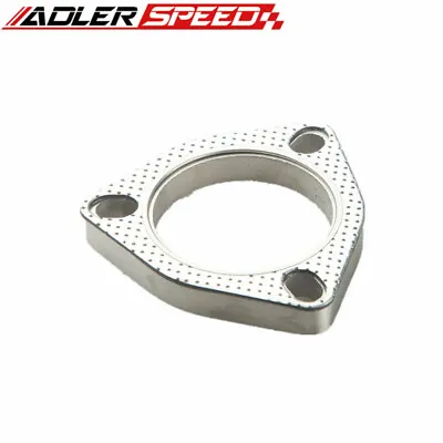 US SHIP 2.25  2 1/4 Inch Exhaust Downpipe Flange 1/2 (12.7mm) Thick + Gasket Set • $21.99