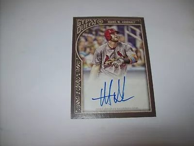 Matt Adams: 2015 Topps Gypsy Queen Autograph #GQA-MA NM Free Ship & Tracked • $9.99