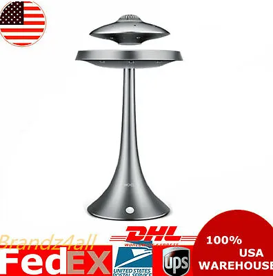 Levitating Floating Speaker Wired Magnetic UFO LED Lamp Bluetooth Speaker • $86.45