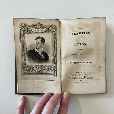 £14 • Buy The Beauties Of Byron Vintage Pocket Poetry Book Antique Alfred Howard Esq